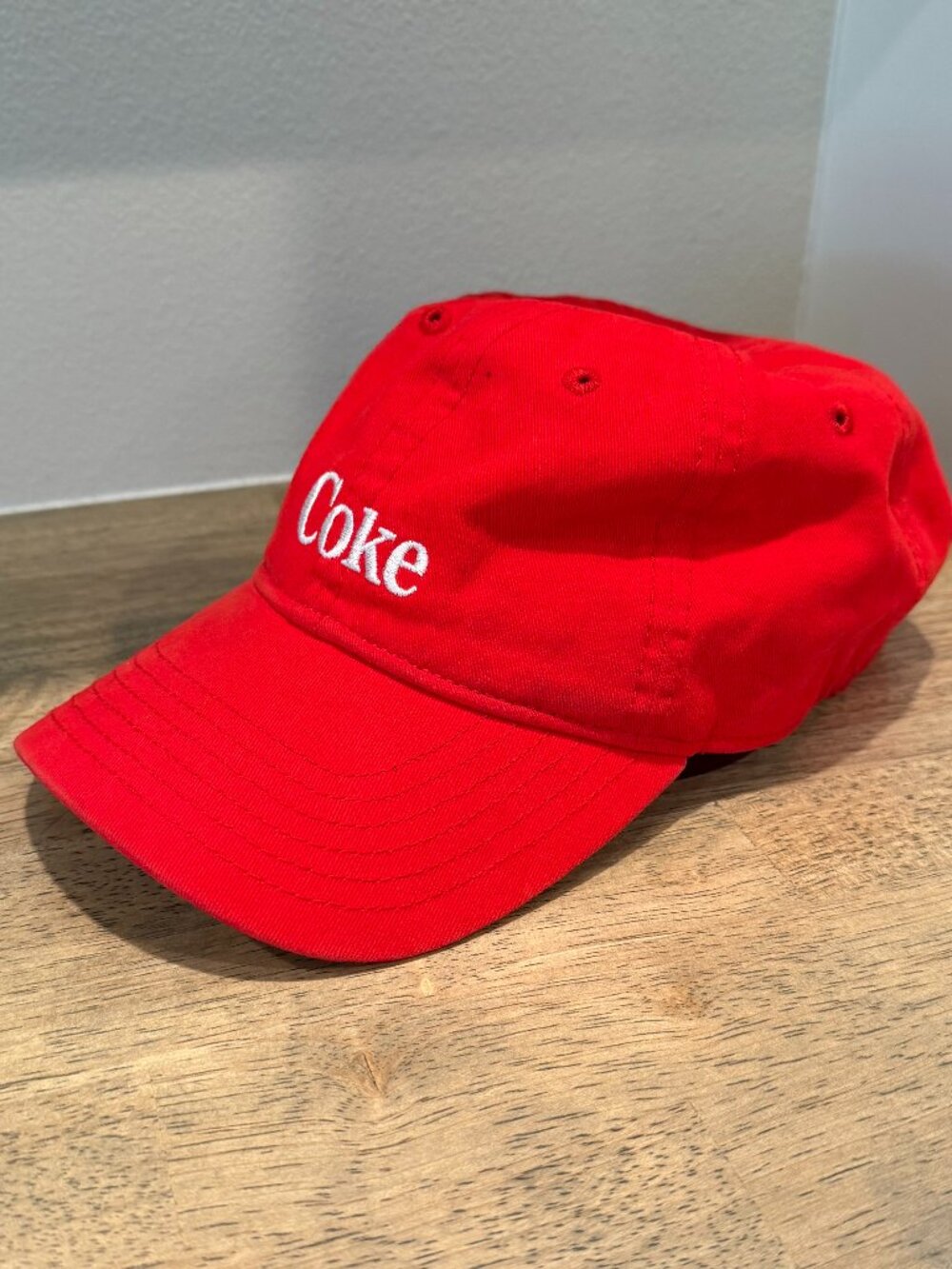 Vintage Coca-Cola Red Hat Retro Coke Embroidered Dad Cap OS